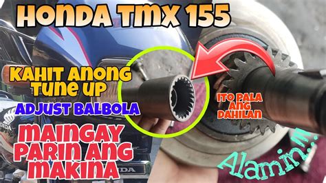 Honda Tmx Maingay Ang Makina Kahit Anong Adjust Sa Balbola At Paano