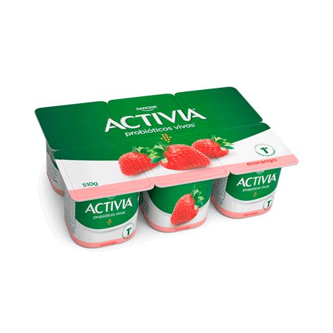 Iogurte Funcional Activia Morango G Supermercados Pague Menos