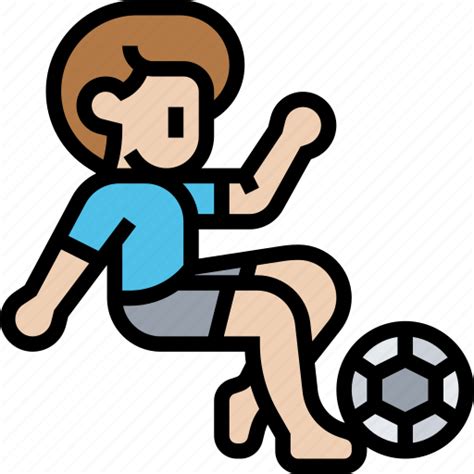 Football Soccer Kick Goal Sport Icon Download On Iconfinder