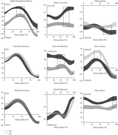 The Kinematics Of The Right Lower Limb During The Stance Phase Of The