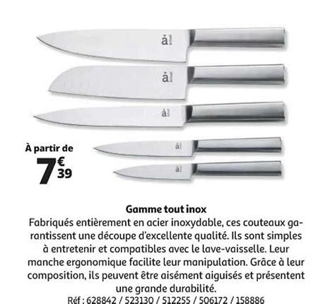 Promo Gamme Tout Inox Chez Auchan ICatalogue Fr