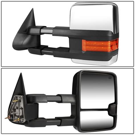 Factory Style Tow Mirrors Chevy Silverado Gmc Sierra Chrome