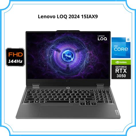 New 100 Laptop Gaming Lenovo LOQ 2024 15IAX9 Intel Core I5 12450HX