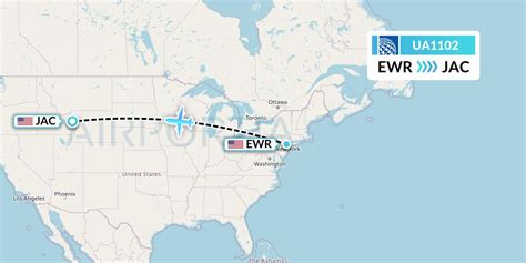 UA1102 Flight Status United Airlines New York To Jackson UAL1102