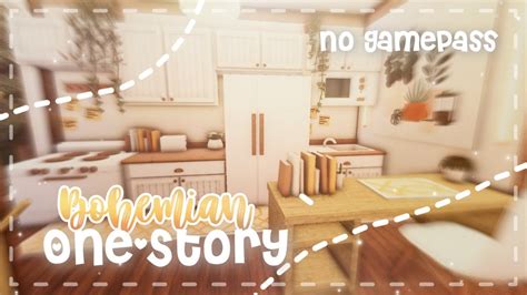 Roblox Bloxburg No Gamepass Bohemian One Story House Minami Oroi Youtube