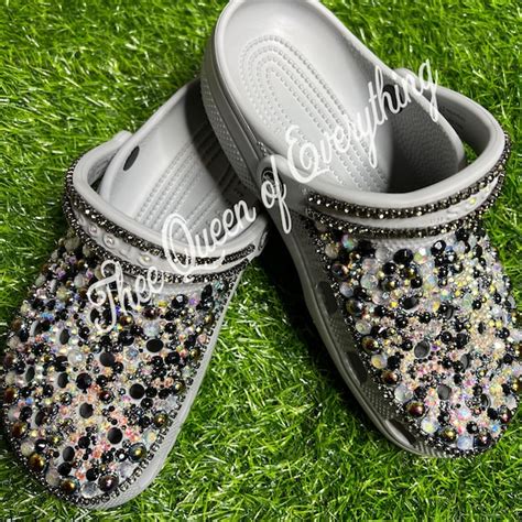 Glitter Crocs Women - Etsy