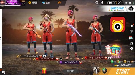 Free Fire Live Rush Game Play Aawara Freefire Freefirelive Youtube