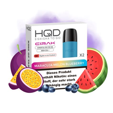 Hqd Cirak Maracuja Melon Blueberry Pod Er Pack Hqd Zubeh R