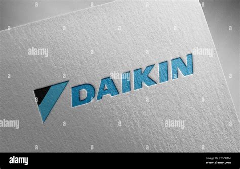 daikin logo paper texture illustration Stock Photo - Alamy