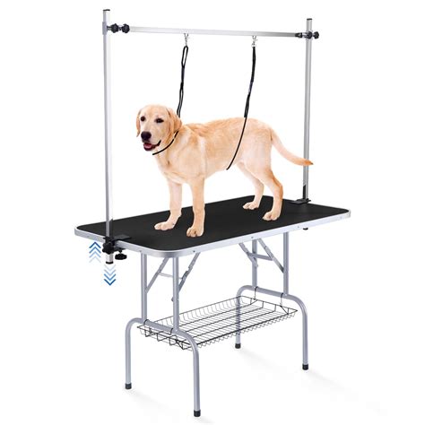 Unovivy Dog/Pet Grooming Table Foldable Height Adjustable - 36-inch ...