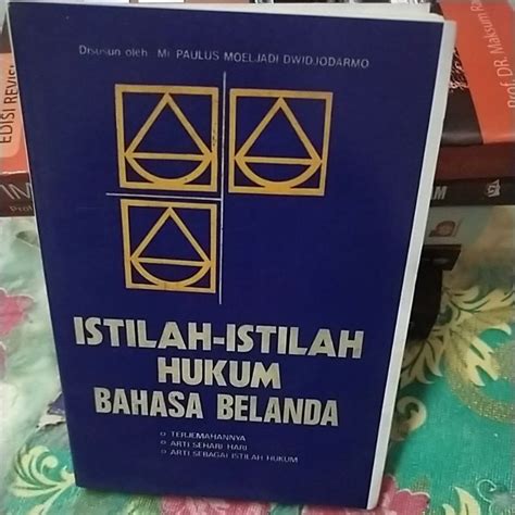 Jual Istilah Istilah Hukum Bahasa Belanda Shopee Indonesia