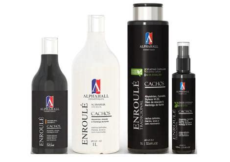 Alphahall Enroul Cachos Shampoo E Ativador E Gua Dia Seguinte E