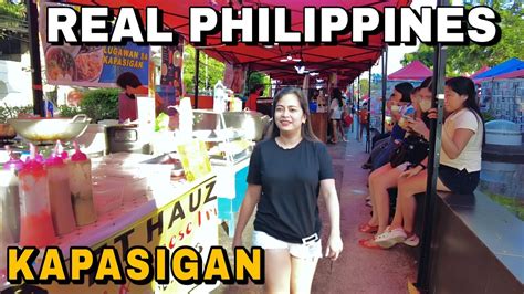 Walking Tour At Kapasigan Pasig City Philippines Street Food Youtube