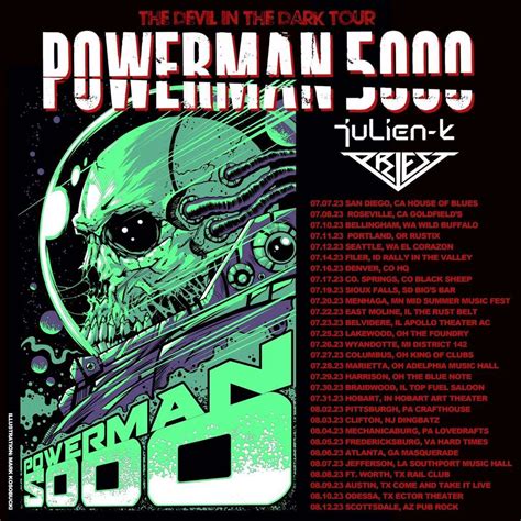 POWERMAN 5000 Announces 'The Devil In The Dark' Summer 2023 U.S. Tour