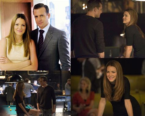 Gabriel Macht And Wife Jacinda Barrett As Harvey Specter And Zoe