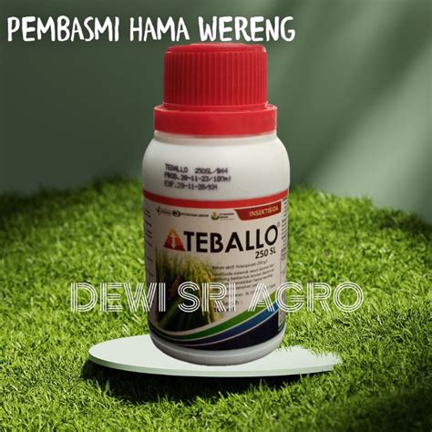 Jual Insektisida Teballo 250 SL Kemasan 100 Ml Pembasmi Hama Wereng