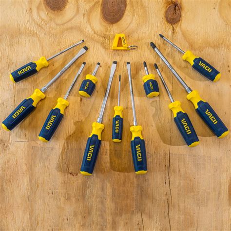 Piece Phillips Slotted Screwdriver Set With Magnetizer Vaco