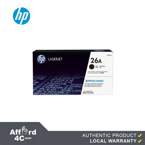 Hp 26a Black Original Laserjet Toner Cartridge Cf226a Lazada Ph