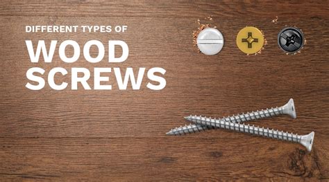 Different Types Of Wood Screws