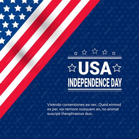 Premium Vector | United states flag independence day