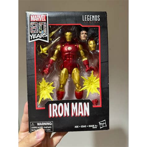 Marvel Legends 80週年 鋼鐵人 復仇者聯盟 小勞勃道尼 全新未拆 蝦皮購物