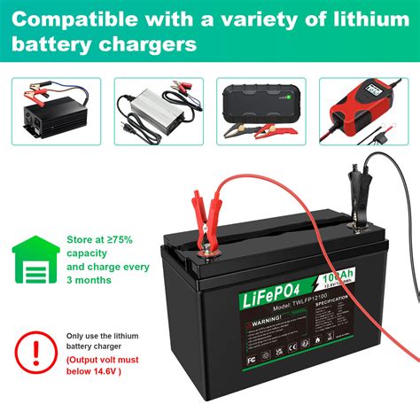 12v 50ah 100ah Lithium Battery Lifepo4 Rechargeable 2000 Deep Cycle Bms Home Rv Ebay