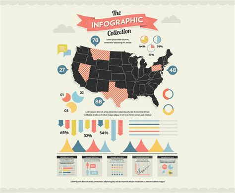 Us Map Infographic Vector Vector Art And Graphics