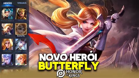 Novo Her I Butterfly Novo Her I Butterflay Exclusivo Do Arena Of Valor