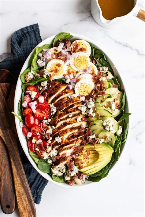 Blackened Chicken Cobb Salad Eating Bird Food