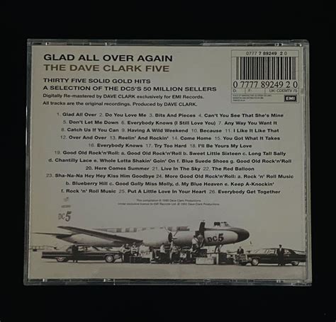 Yahoo The Dave Clark Five Cd Glad All Over Agai