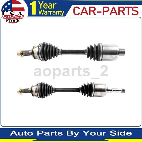 TrakMotive Front CV Axle Joint Shaft For Chevrolet Malibu 2 0L 2018