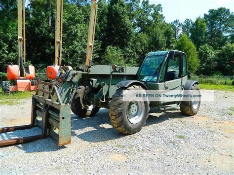 2002 Skytrak Military 11k Lb Telehandler Telescopic Forklift Job Ready