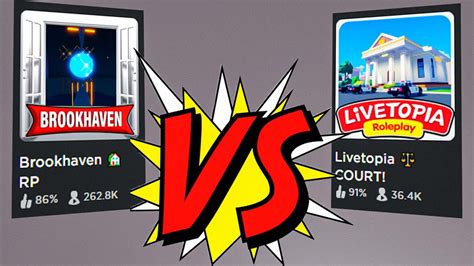 Brookhaven Vs Livetopia Rp Roblox Which Update Is Better Youtube