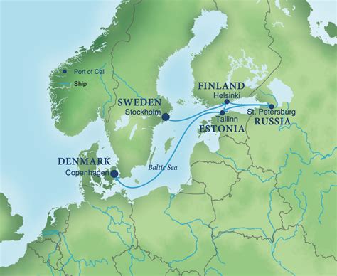 Baltic Sea On Europe Map Map