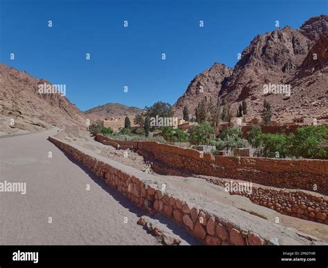 Monte Sinaí En La Península Del Sinaí En Egipto Conocido Por Ser El