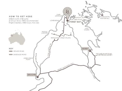 Cygbay Map Cygnet Bay Pearl Farm