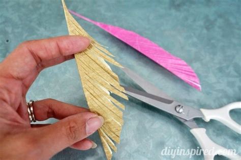 Tips On How To Make Paper Feathers Diy Inspired