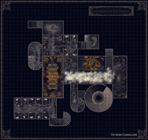 Castle Ravenloft Larders Of Ill Omen X Dndmaps Map Pictures