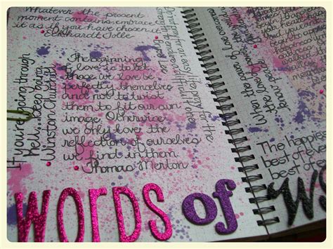 A Crafty Island Girl: Smashbook: Words of Wisdom