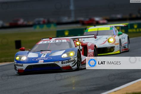 January Daytona Beach Florida Usa Ford Ford Gt Gtlm