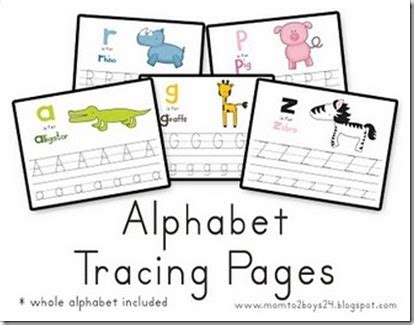 Preschool Alphabet: Printable Alphabet Pages