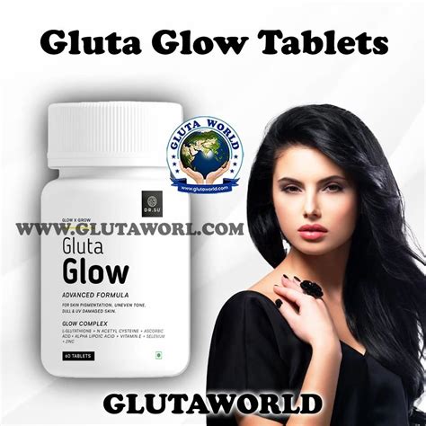 Gluta Glow Tablets For Skin Whitening Packaging Type Box At ₹ 4000