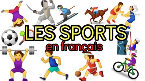 apprendre les sports facilement en français YouTube