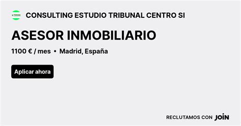 Consulting Estudio Tribunal Centro Sl Madrid Asesor Inmobiliario