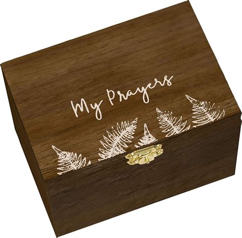 Amazon Eccolo Wooden Keepsake Box With Prayer Cards Gift Set