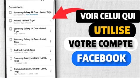 Comment Savoir Les Appareils Connectés à Mon Facebook Et Les