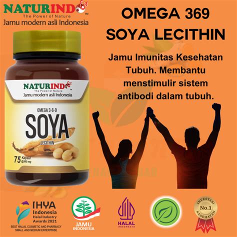 Jual OMEGA SOYA LECITHIN 3 6 9 NATURINDO Memelihara Kesehatan Imunitas