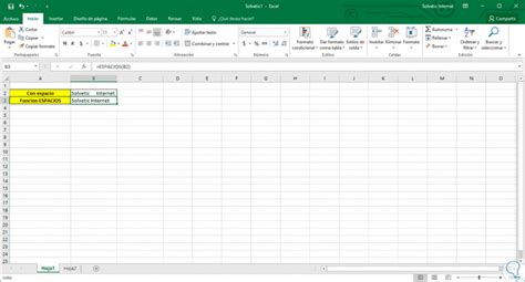 Cómo Eliminar Espacios En Excel 2016 Solvetic