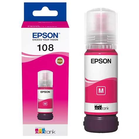 Bouteille D Encre Original Epson 108 Magenta SpaceNet Tunisie