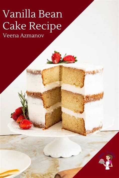 Bake A Moist Fluffy Vanilla Bean Cake Every Time Veena Azmanov Kitchen